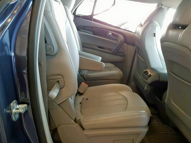 5GAKRCKD9DJ255747 - 2013 BUICK ENCLAVE BLUE photo 6