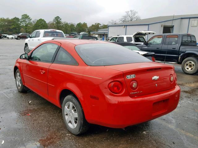 1G1AL15F377121758 - 2007 CHEVROLET COBALT LT RED photo 3