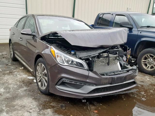 5NPE34AF1GH421620 - 2016 HYUNDAI SONATA SPO GRAY photo 1