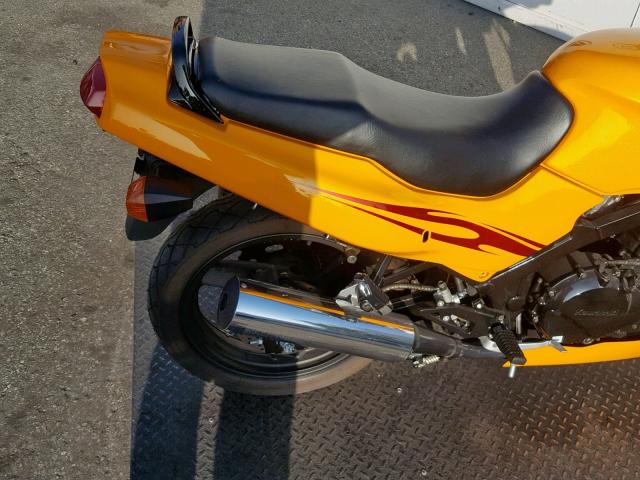 JKAEXVD177A105036 - 2007 KAWASAKI EX500 D ORANGE photo 6