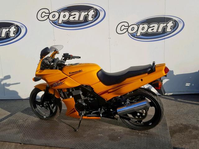 JKAEXVD177A105036 - 2007 KAWASAKI EX500 D ORANGE photo 9