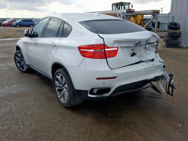 5UXFG8C5XCLZ97201 - 2012 BMW X6 XDRIVE5 WHITE photo 3