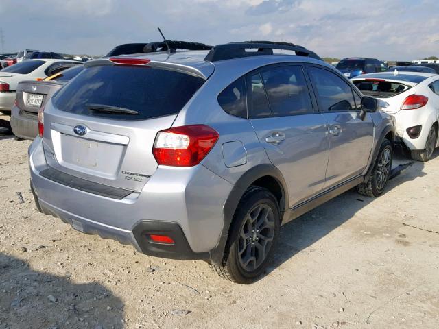 JF2GPABC2H8209925 - 2017 SUBARU CROSSTREK GRAY photo 4