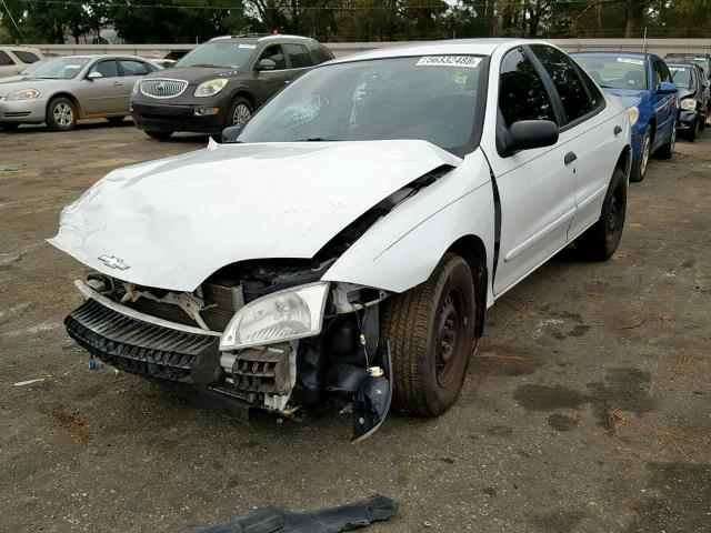 1G1JC524417276854 - 2001 CHEVROLET CAVALIER B WHITE photo 2