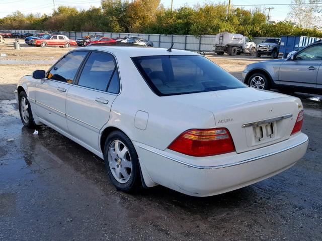 JH4KA966X2C003381 - 2002 ACURA 3.5RL WHITE photo 3