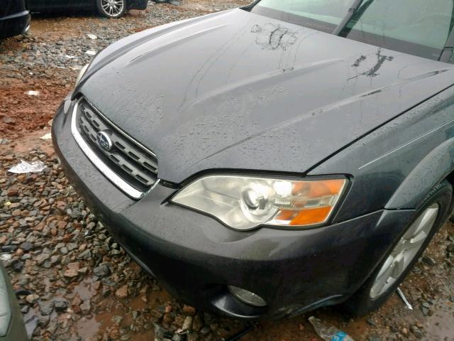 4S4BP62C977329467 - 2007 SUBARU LEGACY OUT GRAY photo 9