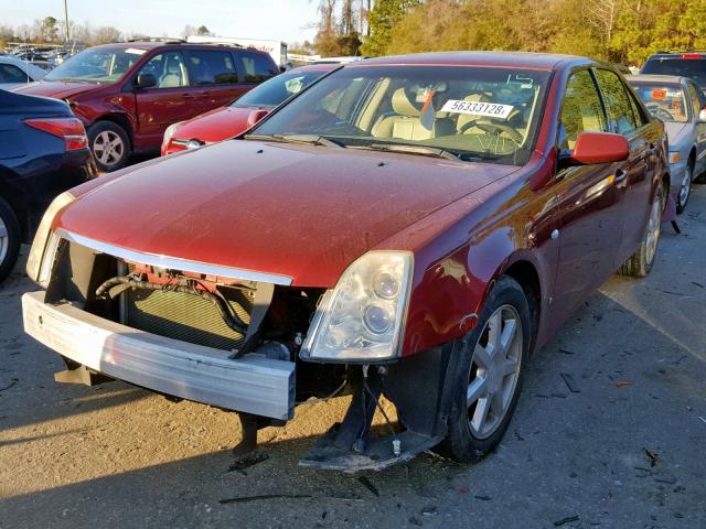 1G6DW677060184700 - 2006 CADILLAC STS RED photo 2