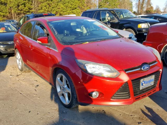 1FAHP3J29CL366628 - 2012 FORD FOCUS TITA RED photo 1