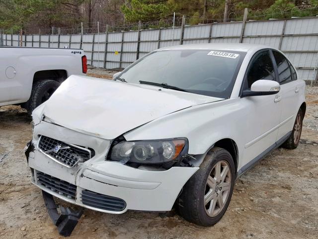 YV1MS382272303650 - 2007 VOLVO S40 2.4I WHITE photo 2