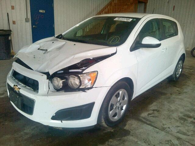 1G1JA6SG5G4153113 - 2016 CHEVROLET SONIC LS WHITE photo 2