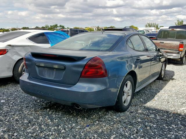 2G2WP552861184604 - 2006 PONTIAC GRAND PRIX BLUE photo 4