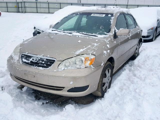 2T1BR32E07C755657 - 2007 TOYOTA COROLLA CE TAN photo 2