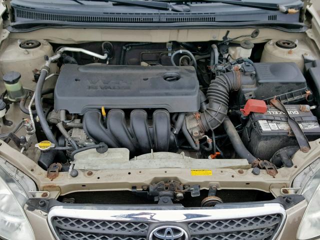 2T1BR32E07C755657 - 2007 TOYOTA COROLLA CE TAN photo 7