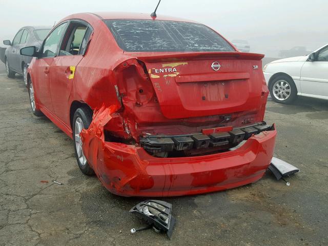 3N1AB6AP0CL641558 - 2012 NISSAN SENTRA 2.0 RED photo 3