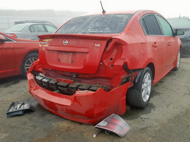 3N1AB6AP0CL641558 - 2012 NISSAN SENTRA 2.0 RED photo 4