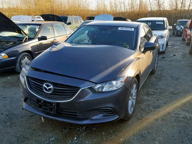 JM1GJ1U50G1441980 - 2016 MAZDA 6 SPORT GRAY photo 2