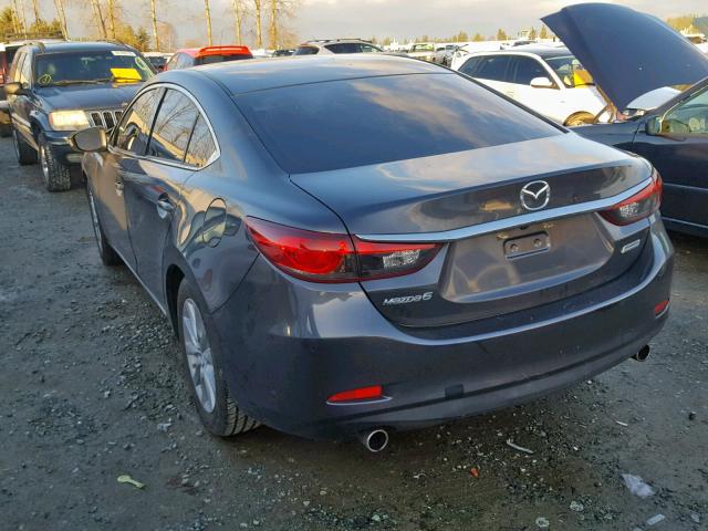 JM1GJ1U50G1441980 - 2016 MAZDA 6 SPORT GRAY photo 3