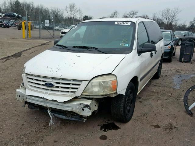 2FMZA51655BA63505 - 2005 FORD FREESTAR S WHITE photo 2