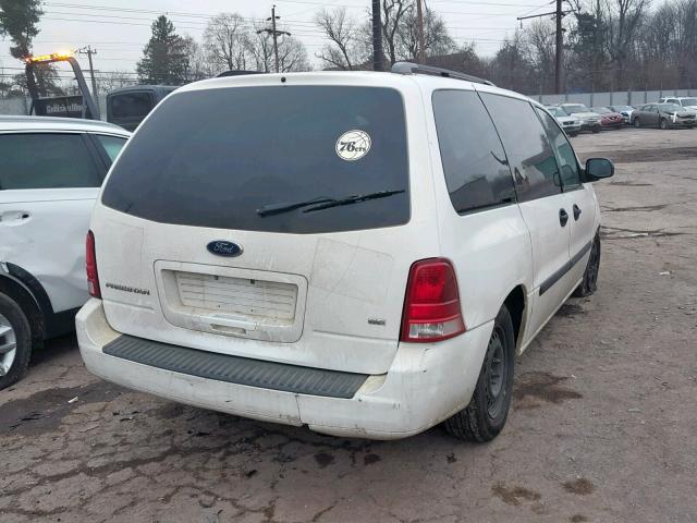 2FMZA51655BA63505 - 2005 FORD FREESTAR S WHITE photo 4