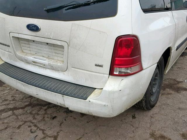 2FMZA51655BA63505 - 2005 FORD FREESTAR S WHITE photo 9