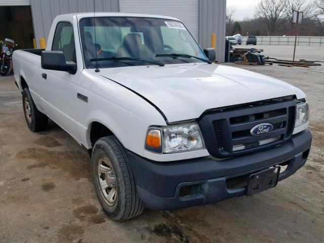 1FTYR10D77PA98964 - 2007 FORD RANGER WHITE photo 1