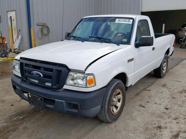 1FTYR10D77PA98964 - 2007 FORD RANGER WHITE photo 2