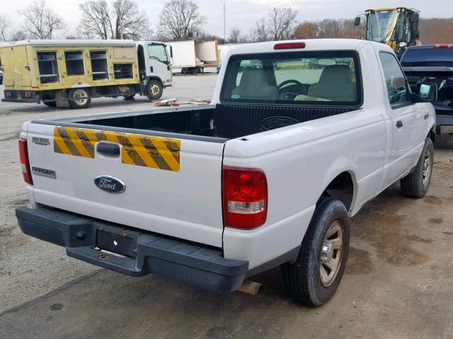 1FTYR10D77PA98964 - 2007 FORD RANGER WHITE photo 4