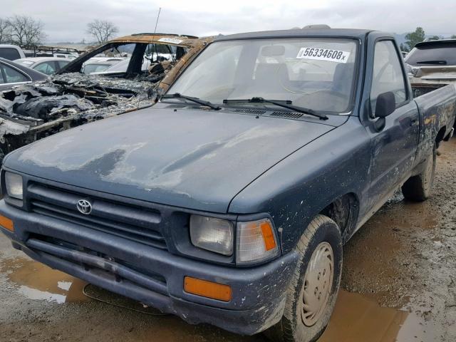 4TARN81A7RZ192259 - 1994 TOYOTA PICKUP 1/2 BLUE photo 2