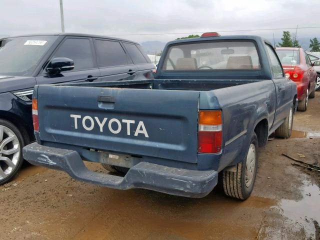 4TARN81A7RZ192259 - 1994 TOYOTA PICKUP 1/2 BLUE photo 4