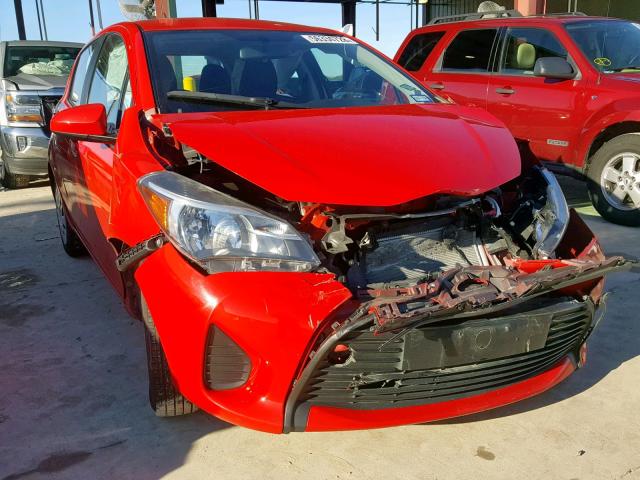 VNKKTUD37GA062485 - 2016 TOYOTA YARIS L RED photo 1