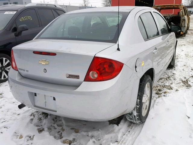 1G1AD5F5XA7101542 - 2010 CHEVROLET COBALT 1LT SILVER photo 4