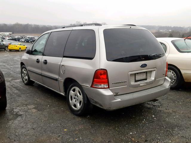 2FMZA51624BA56798 - 2004 FORD FREESTAR S SILVER photo 3