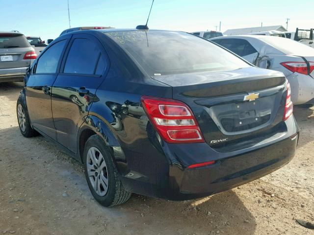 1G1JB5SH1J4115885 - 2018 CHEVROLET SONIC LS 黑色 照片 3