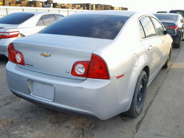 1G1ZG57B59F221507 - 2009 CHEVROLET MALIBU LS 银色 照片 4