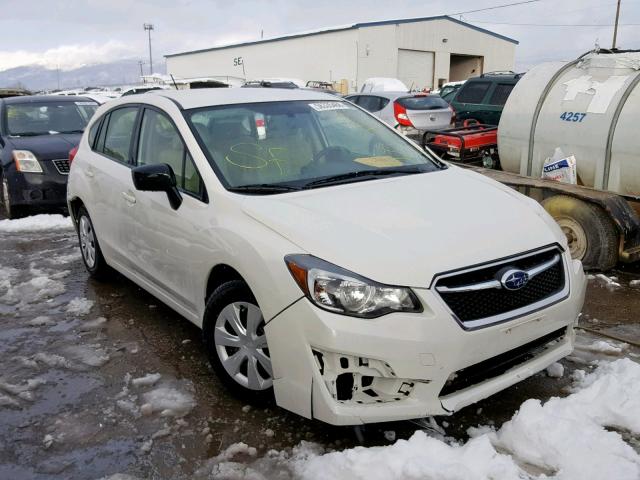 JF1GPAA68G8350092 - 2016 SUBARU IMPREZA WHITE photo 1