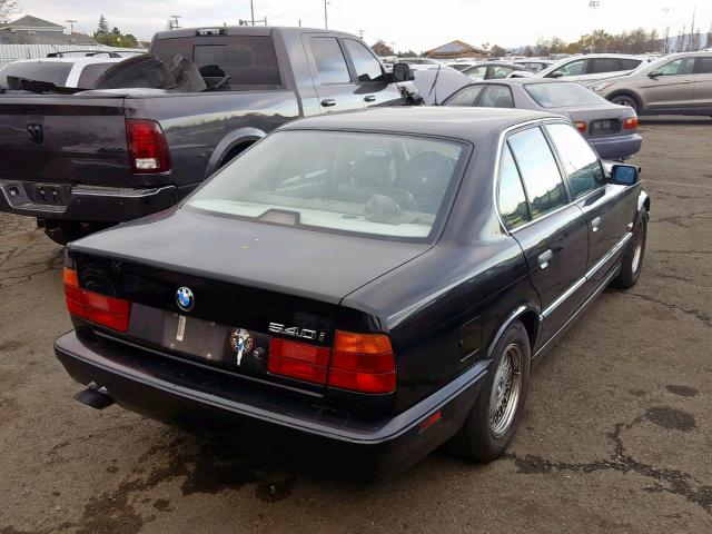 WBAHE6327SGF33896 - 1995 BMW 540 I AUTO BLACK photo 4