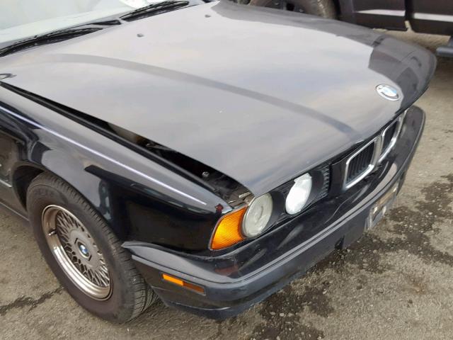 WBAHE6327SGF33896 - 1995 BMW 540 I AUTO BLACK photo 9