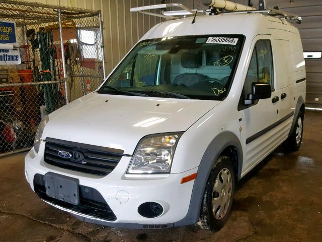 NM0LS7BN3DT134995 - 2013 FORD TRANSIT CO WHITE photo 2