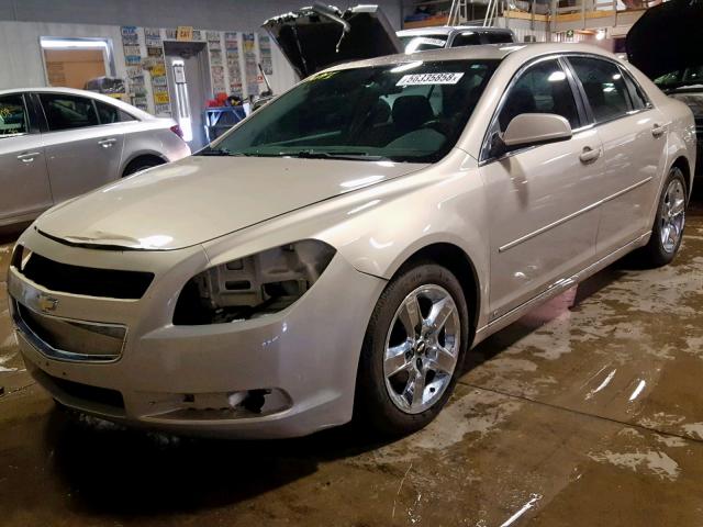 1G1ZH57BX94109150 - 2009 CHEVROLET MALIBU 1LT TAN photo 2