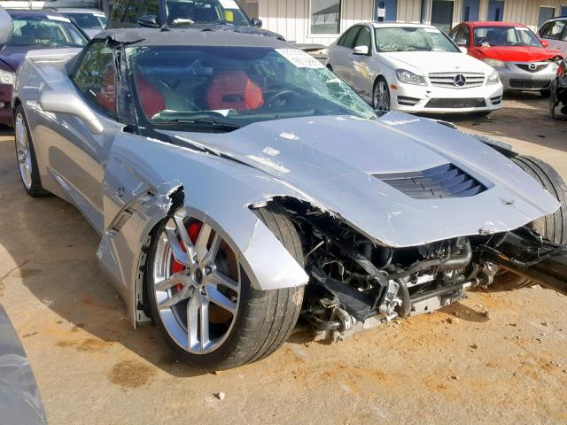 1G1YJ3D71G5101563 - 2016 CHEVROLET CORVETTE S SILVER photo 1