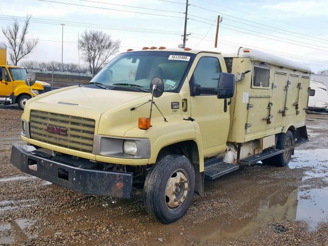 1GDJ5C1G19F410329 - 2009 GMC C5500 C5C0 YELLOW photo 2