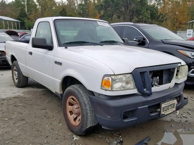 1FTYR10D57PA75473 - 2007 FORD RANGER WHITE photo 1