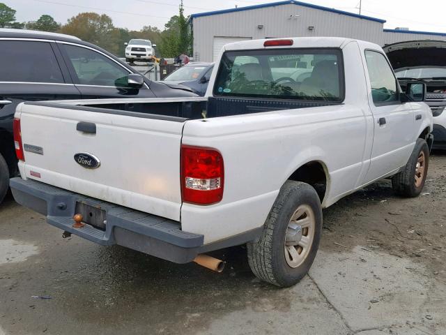 1FTYR10D57PA75473 - 2007 FORD RANGER WHITE photo 4