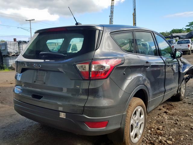 1FMCU0F71HUA32767 - 2017 FORD ESCAPE S GRAY photo 4