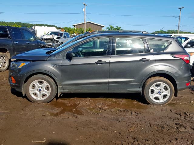 1FMCU0F71HUA32767 - 2017 FORD ESCAPE S GRAY photo 9