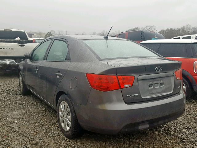 KNAFU4A22D5731914 - 2013 KIA FORTE EX GRAY photo 3