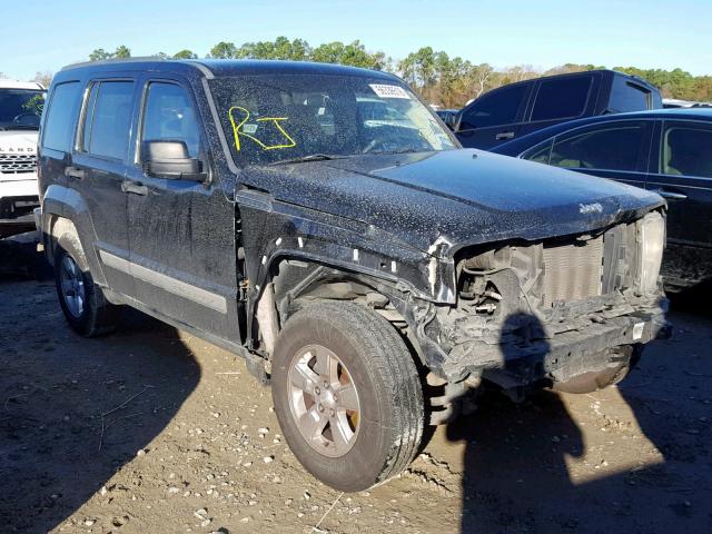 1J4PP2GK8BW552983 - 2011 JEEP LIBERTY SP BLACK photo 1