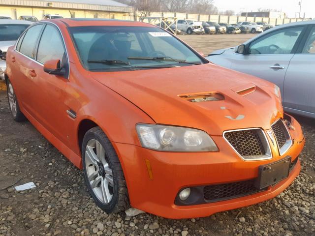 6G2ER57758L131910 - 2008 PONTIAC G8 ORANGE photo 1