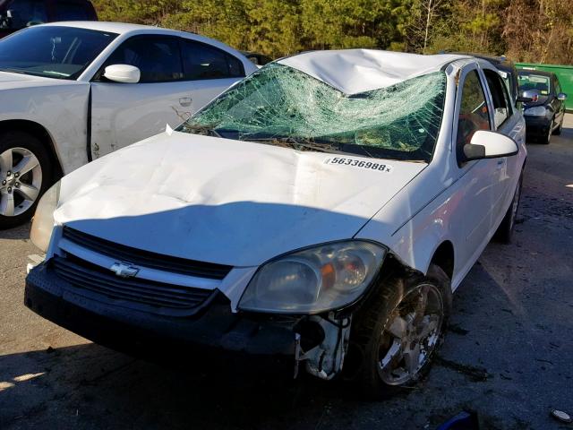 1G1AF5F50A7187146 - 2010 CHEVROLET COBALT 2LT WHITE photo 2