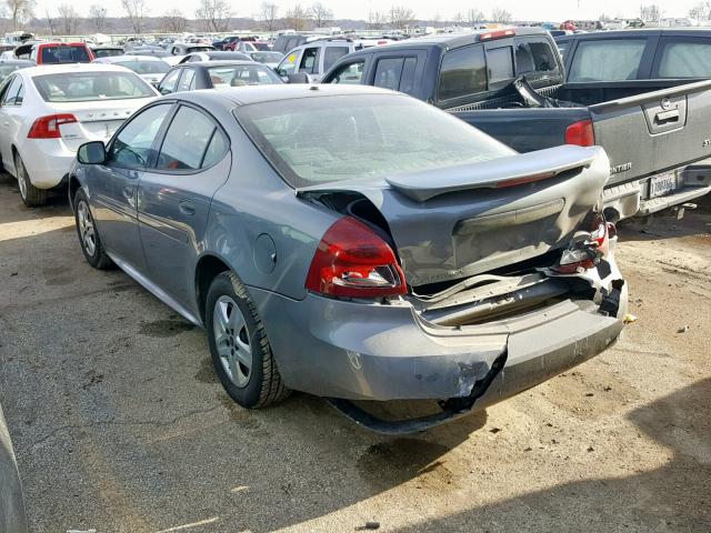 2G2WP552581154625 - 2008 PONTIAC GRAND PRIX GRAY photo 3